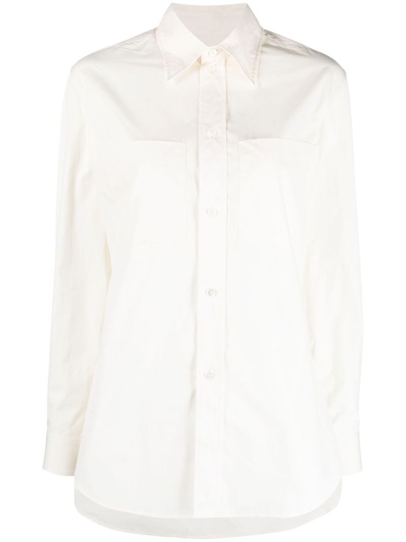 White Long Sleeve Cotton Shirt