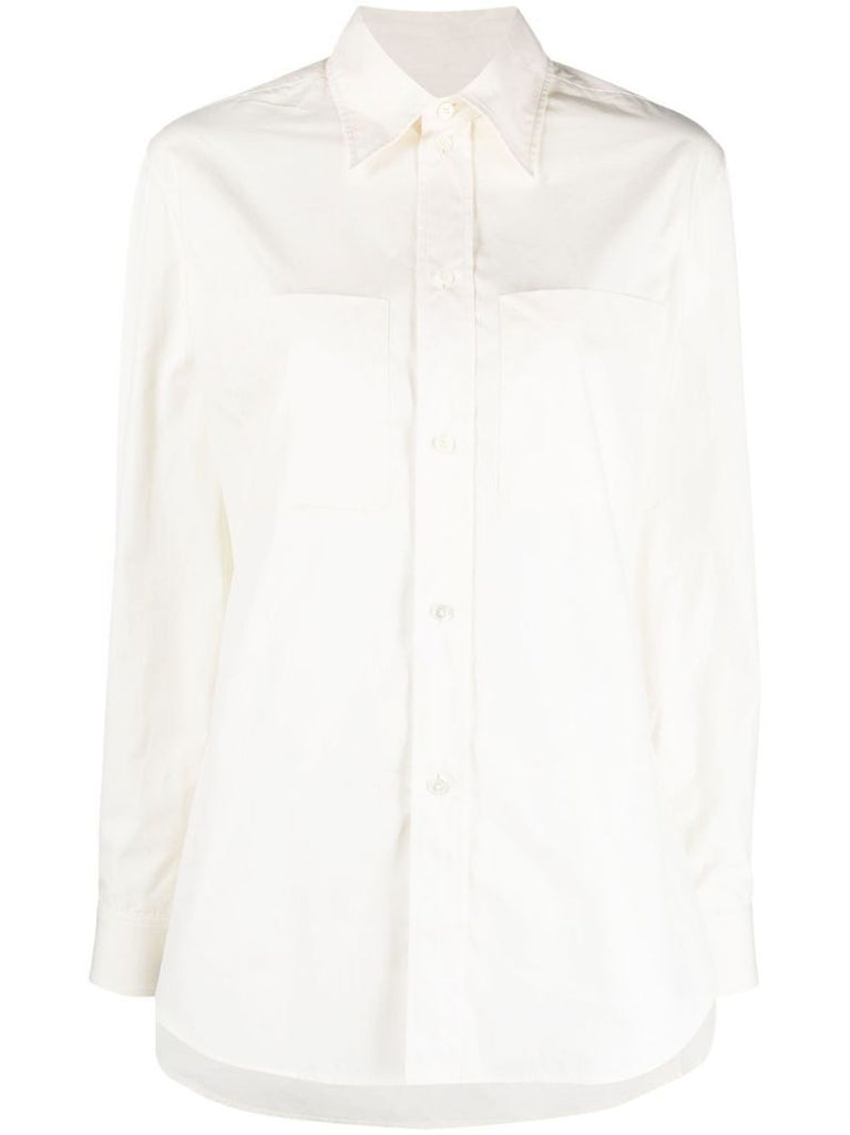 White Long Sleeve Cotton Shirt