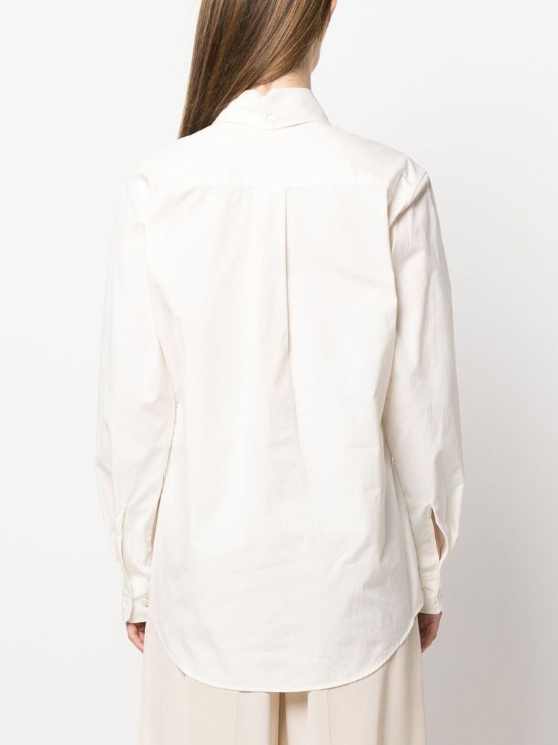 White Long Sleeve Cotton Shirt