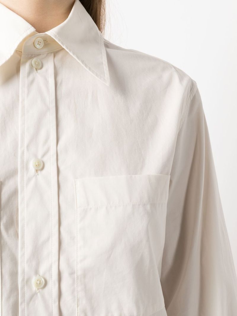 White Long Sleeve Cotton Shirt