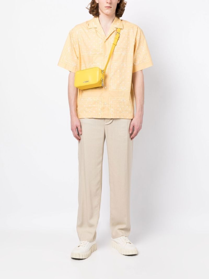 Yellow La Chemise Jean Bandana Shirt