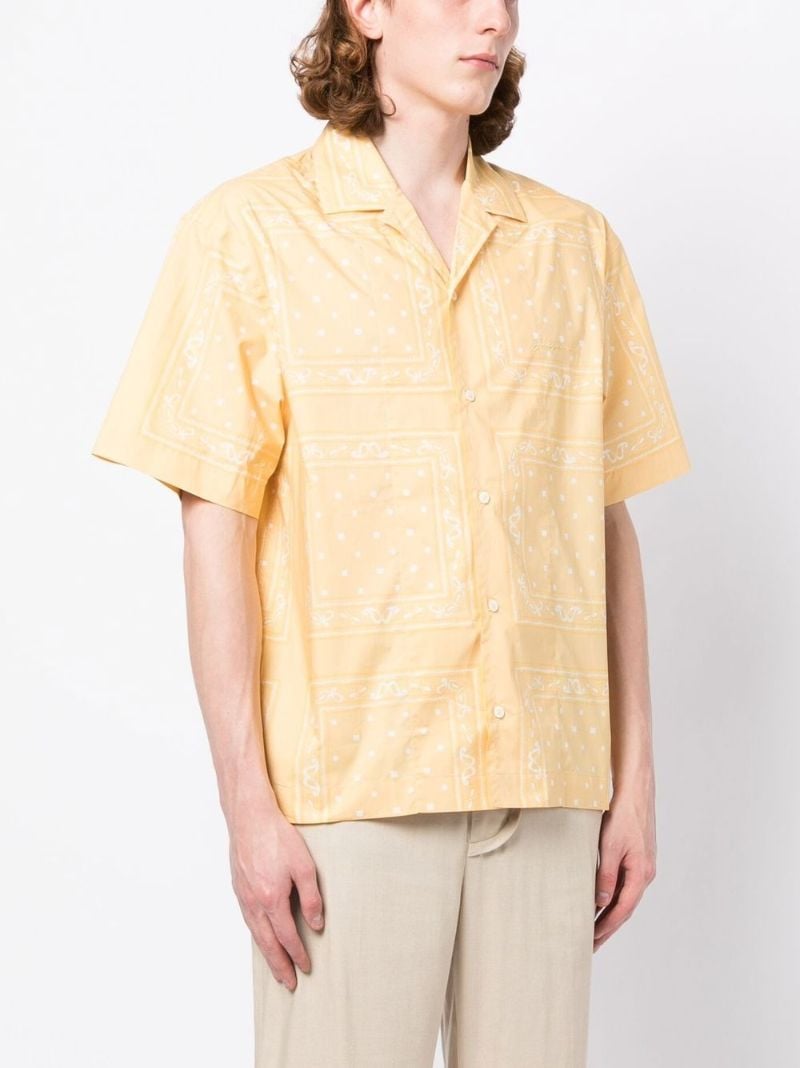Yellow La Chemise Jean Bandana Shirt