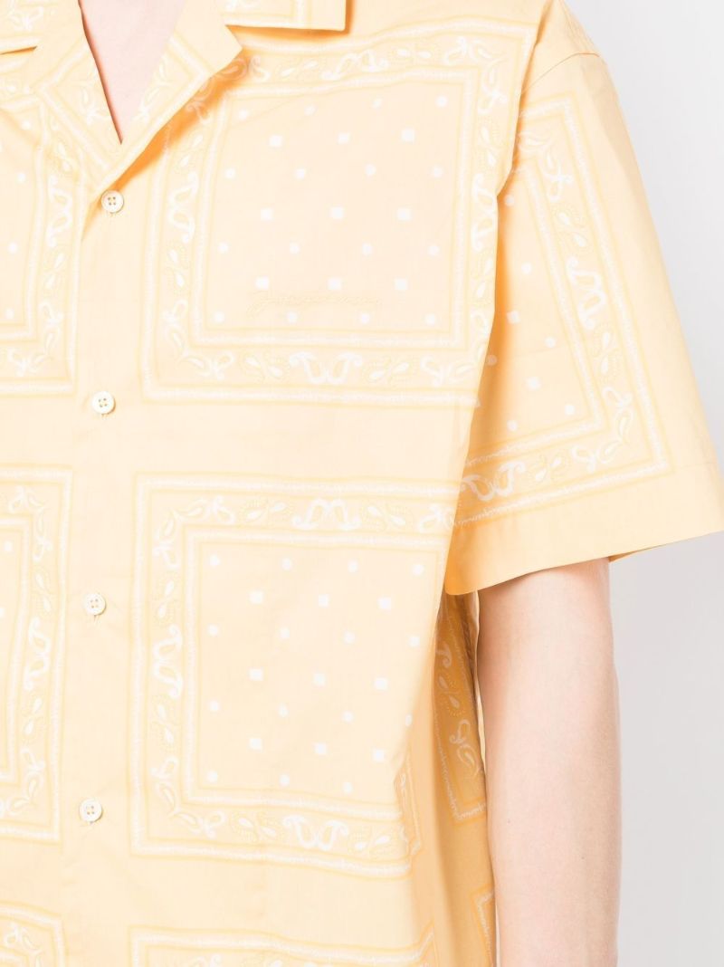 Yellow La Chemise Jean Bandana Shirt