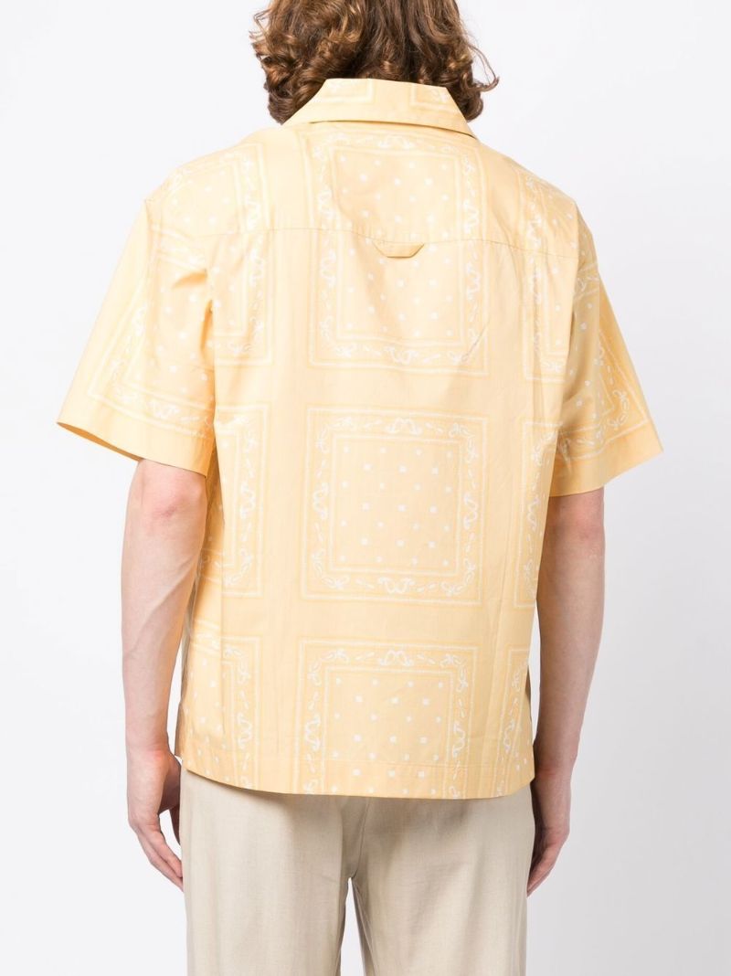 Yellow La Chemise Jean Bandana Shirt