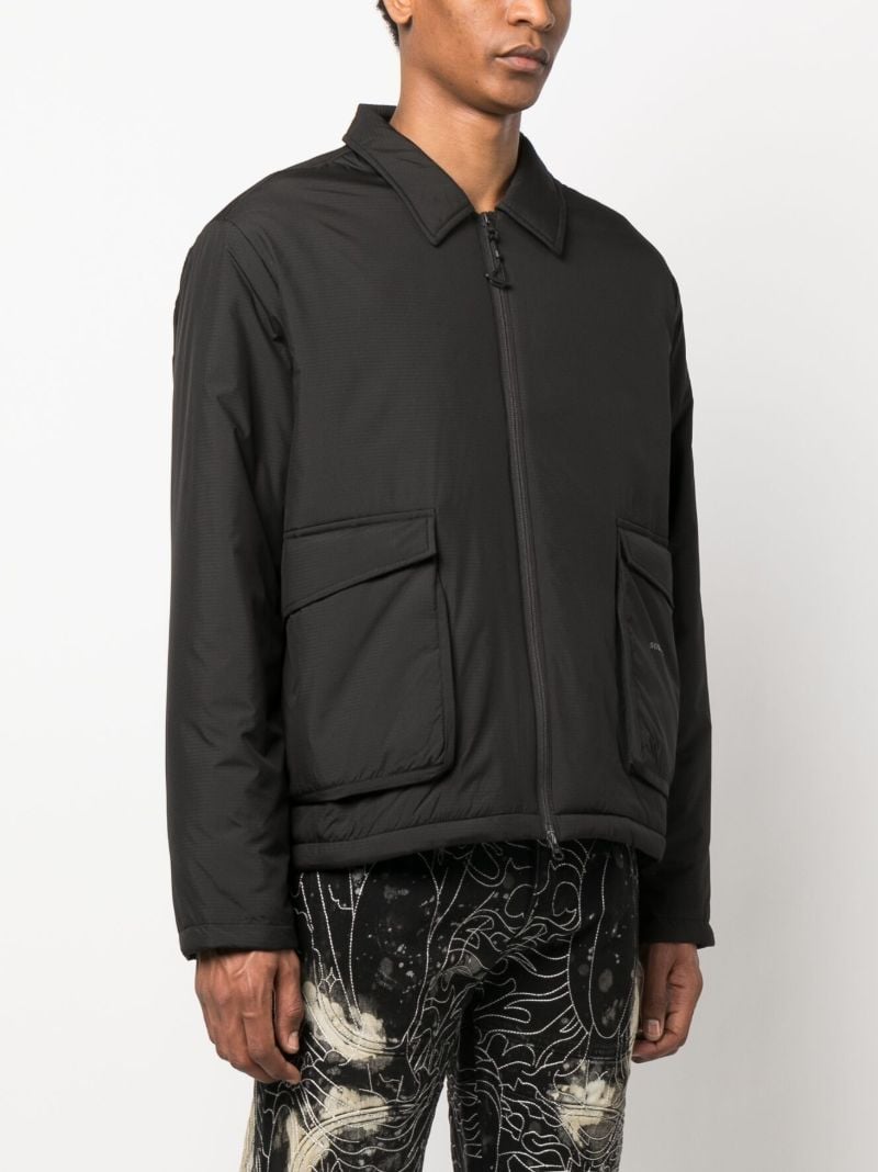 Black Cargo Pocket Jacket