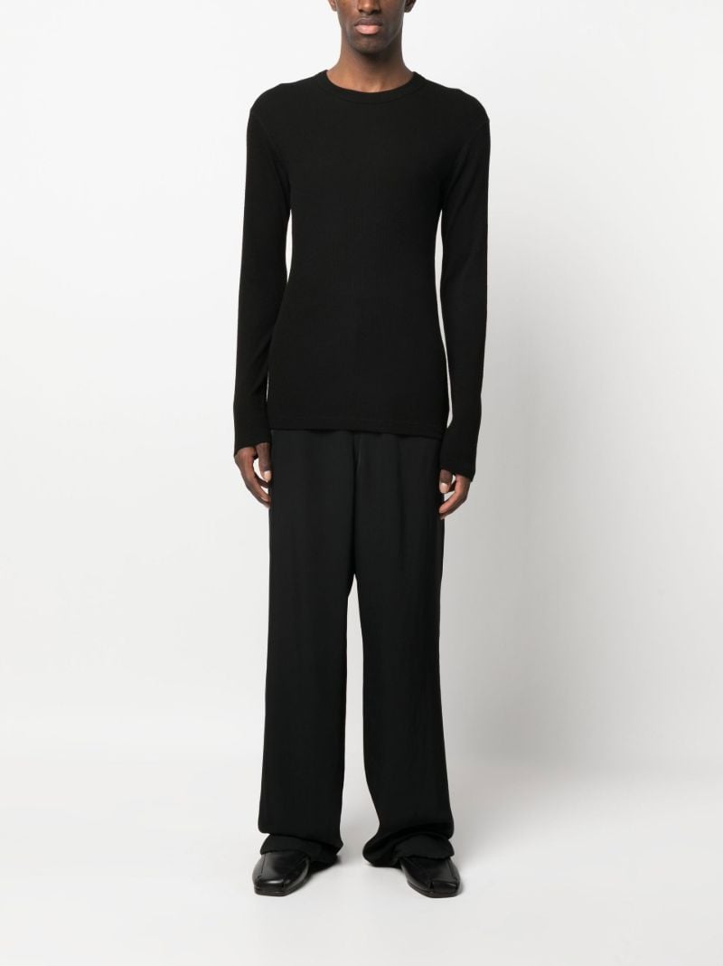 Black Base Wool T-shirt