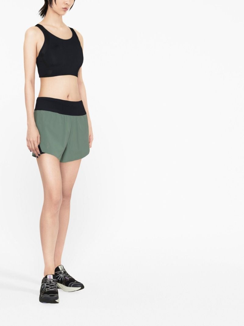 Black Open Back Sports Bra