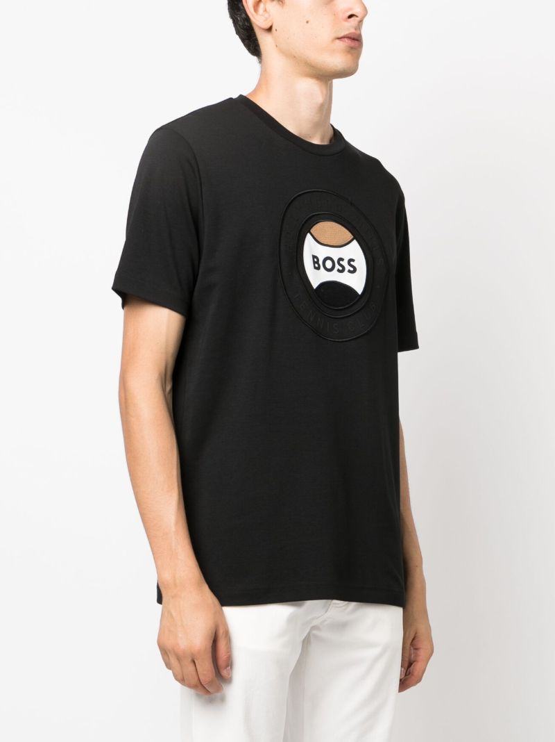 Black Tiburt Cotton T-shirt
