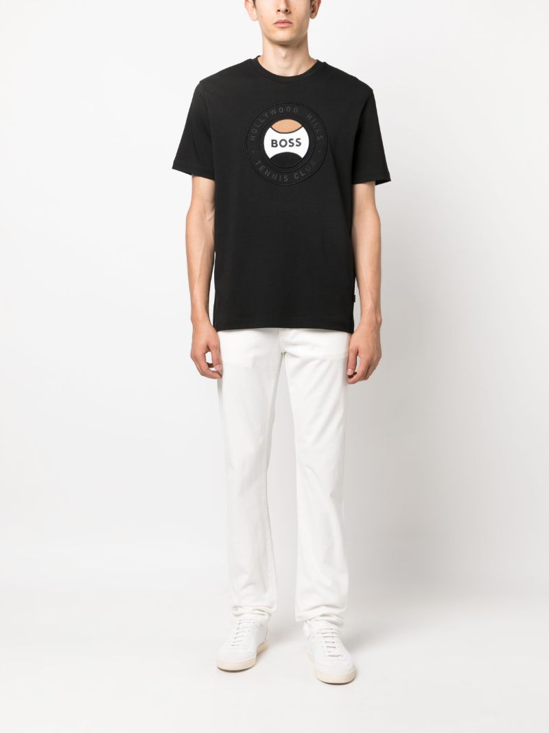 Black Tiburt Cotton T-shirt