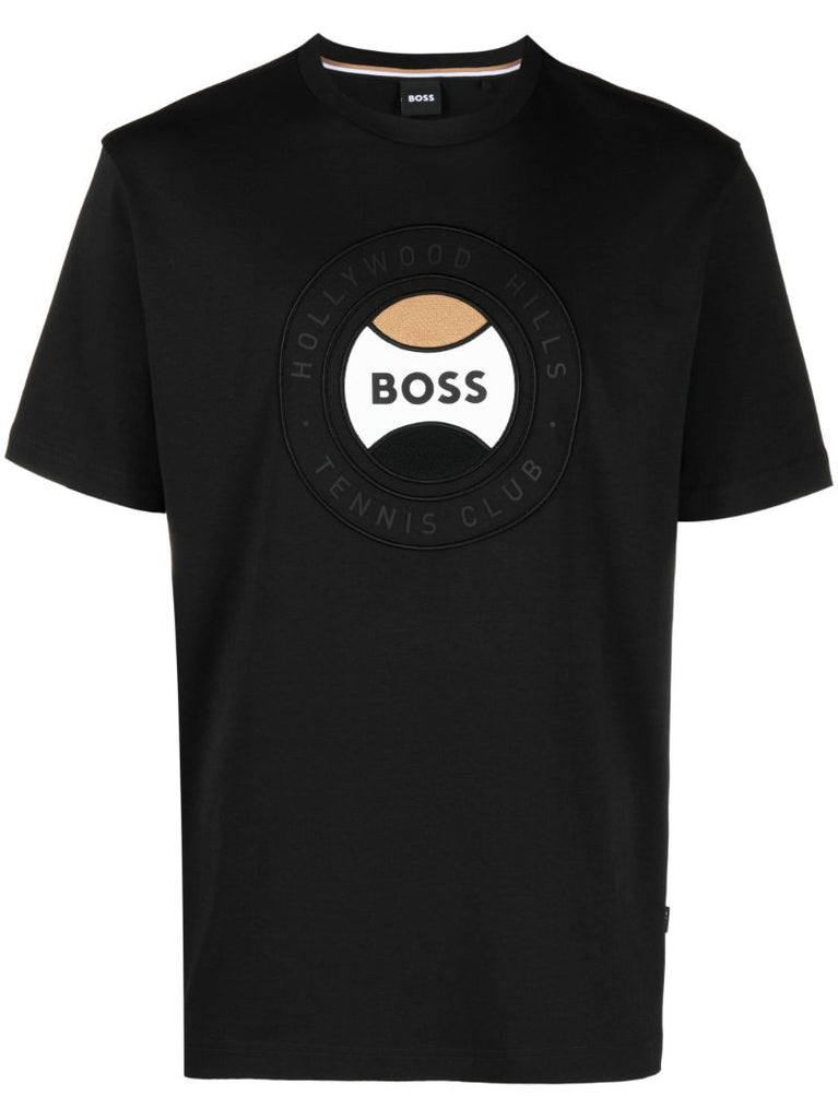 Black Tiburt Cotton T-shirt