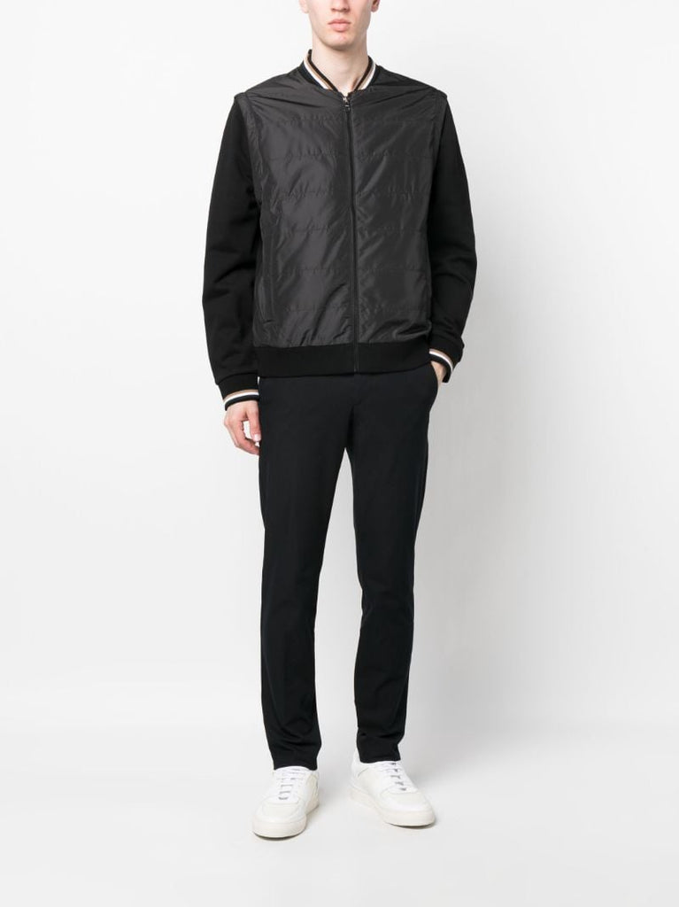 Black Mid-rise Tailored Trousers