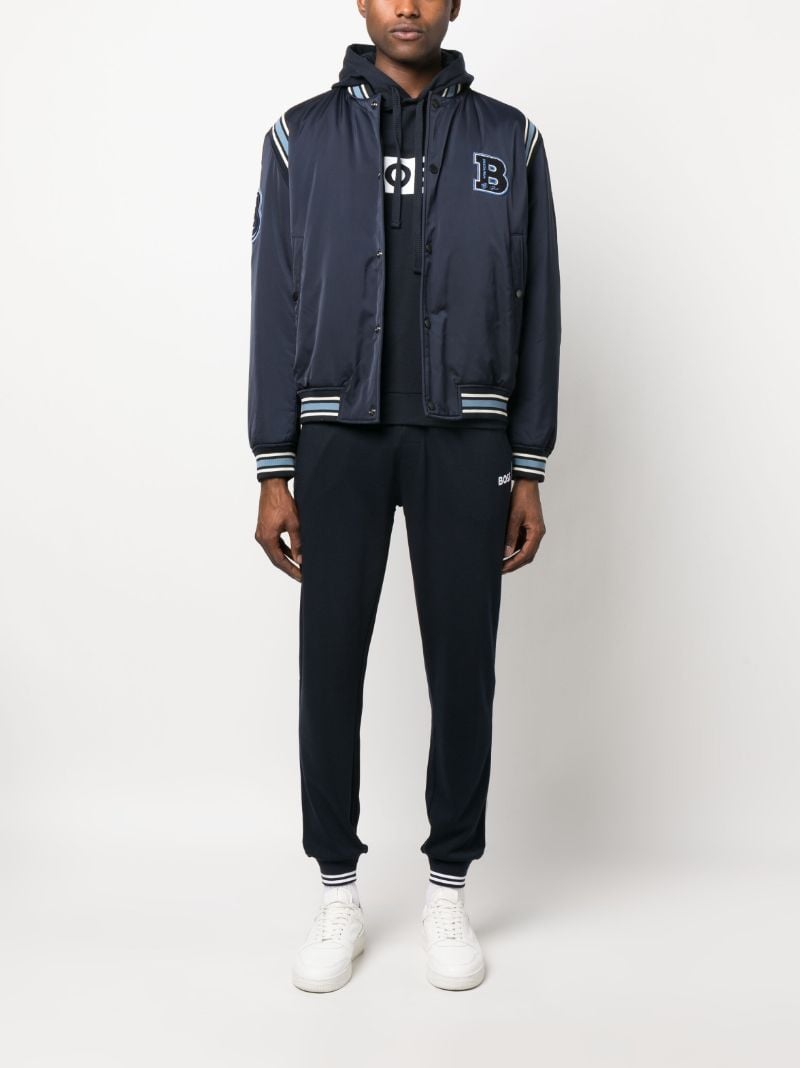 Blue Core Piped Track Pants