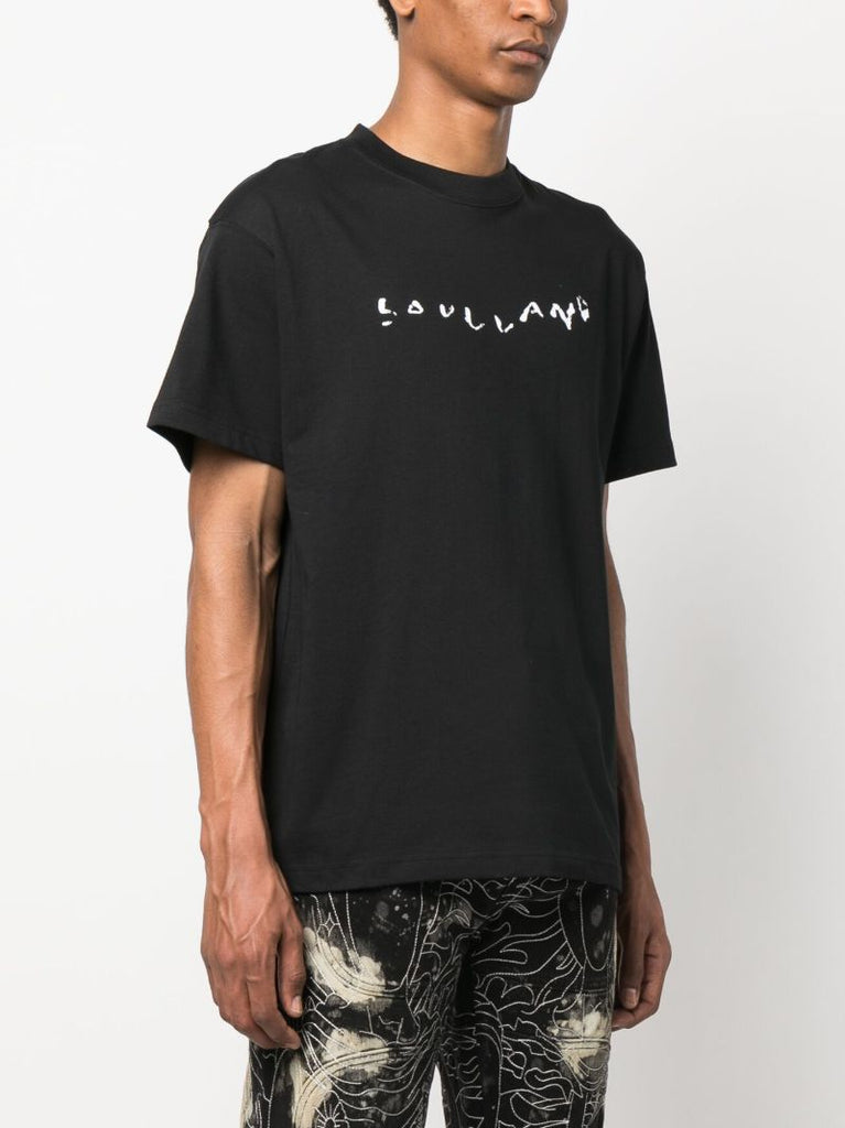 Black Logo Print T-shirt