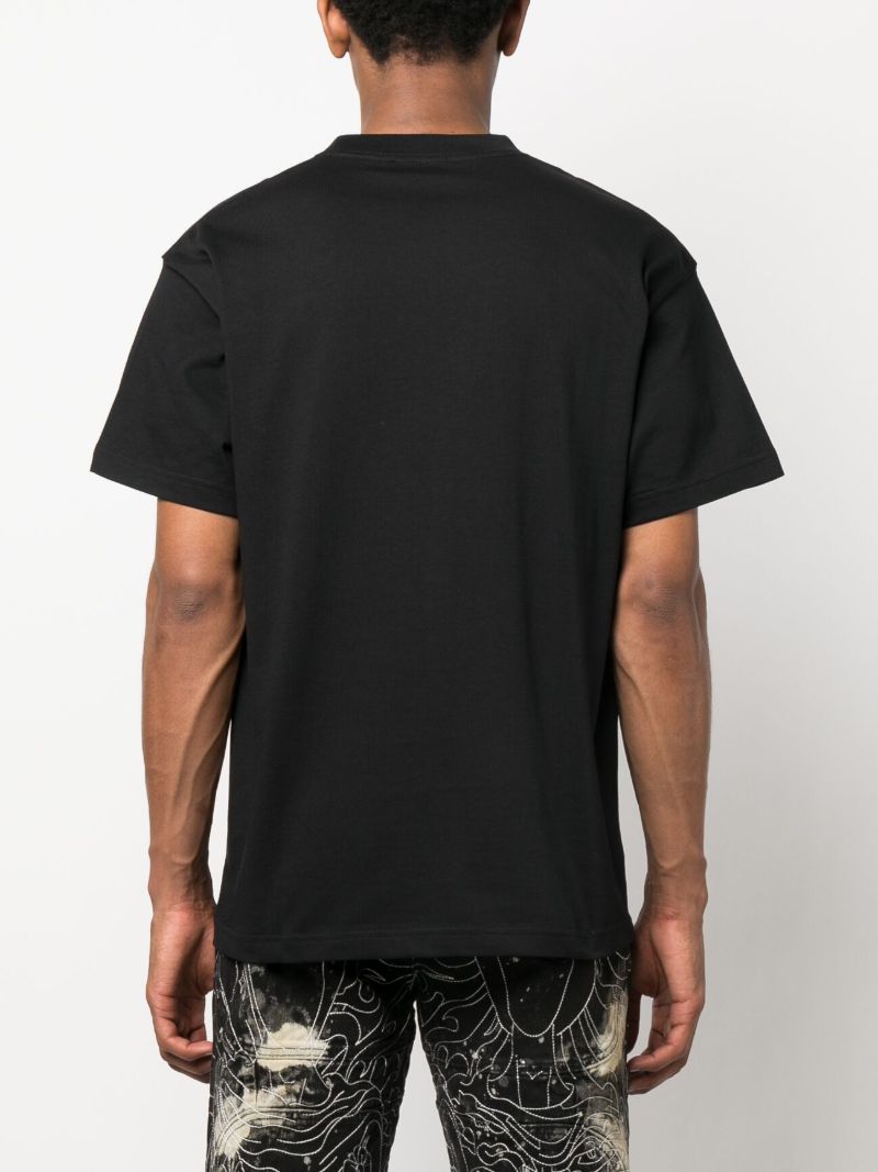 Black Logo Print T-shirt
