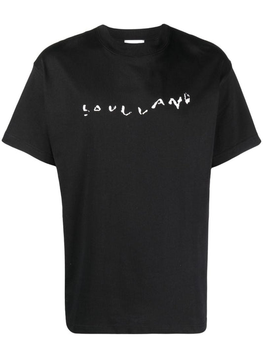 Black Logo Print T-shirt