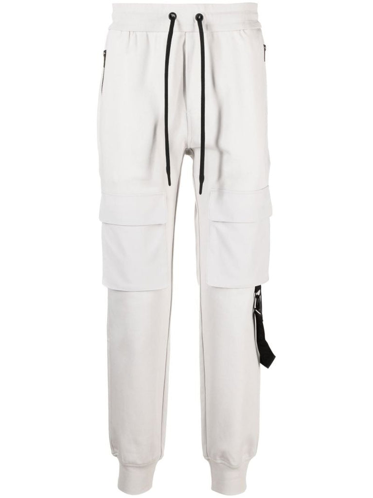 Grey Perido Cargo Track Pants