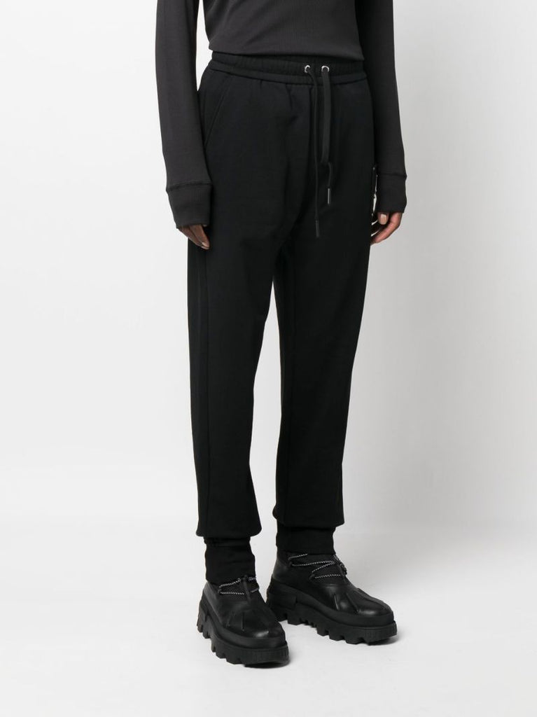 Black Brooklyn Logo Patch Track Pants