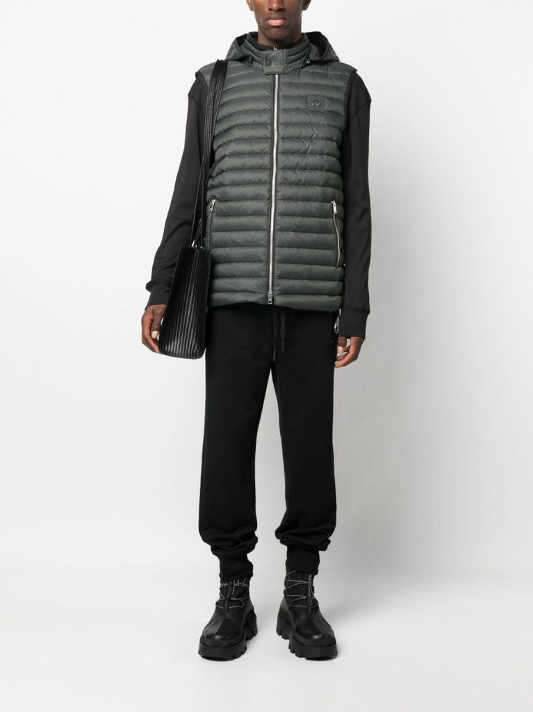 Black Brooklyn Logo Patch Track Pants