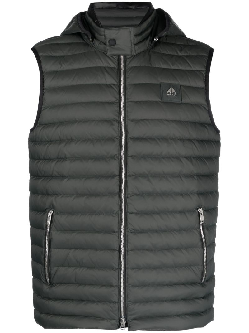 Grey Air Down Puffer Gilet