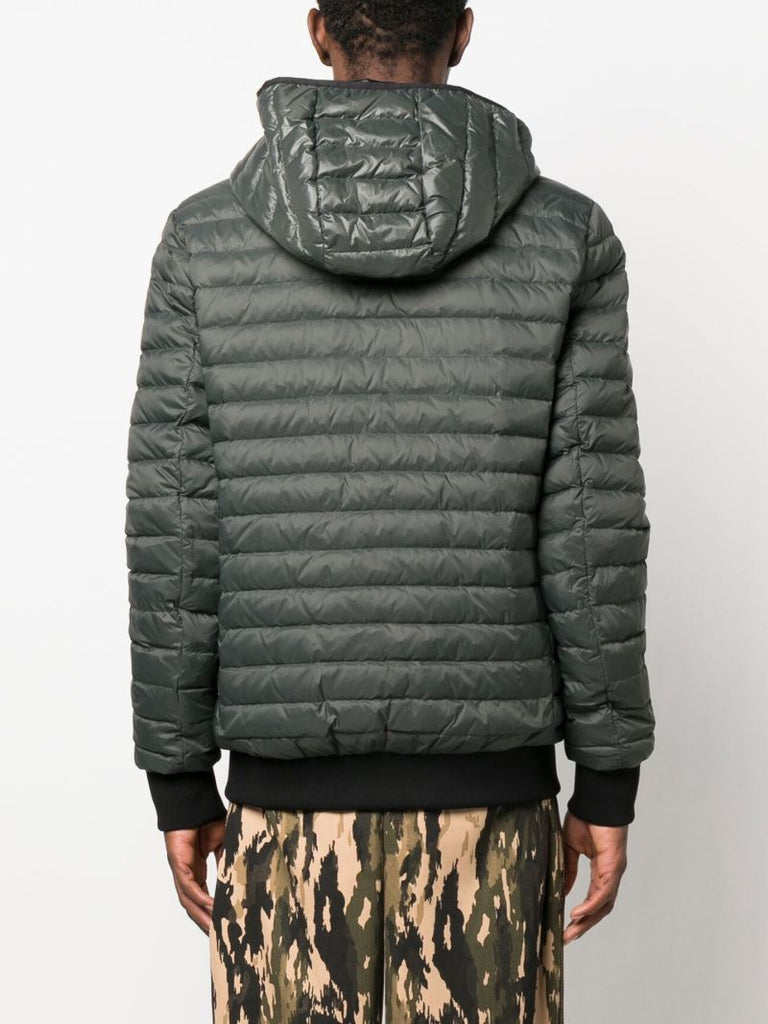 Grey Air Down Bomber Jacket