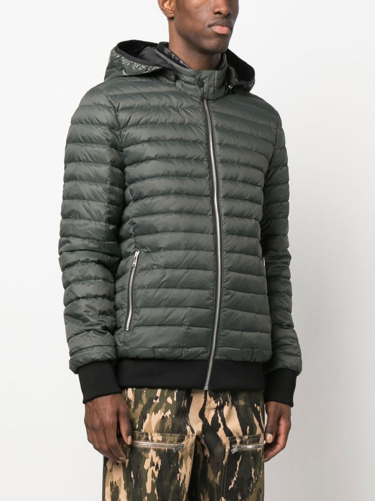 Grey Air Down Bomber Jacket