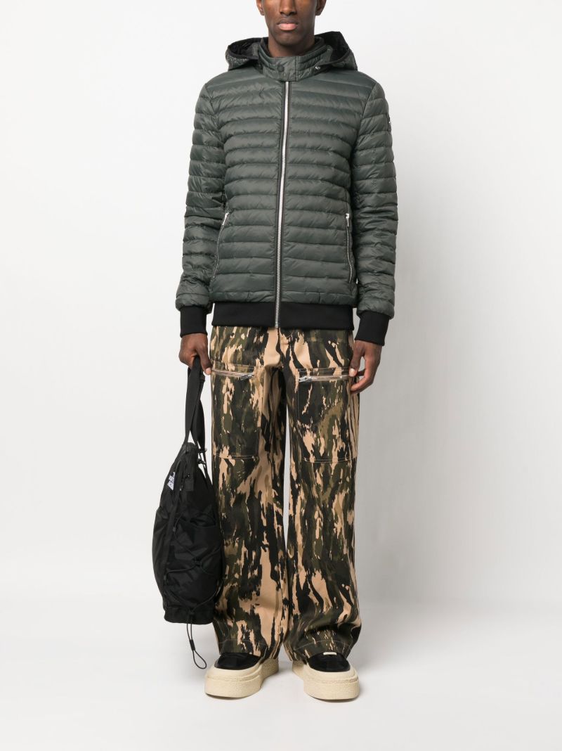 Grey Air Down Bomber Jacket