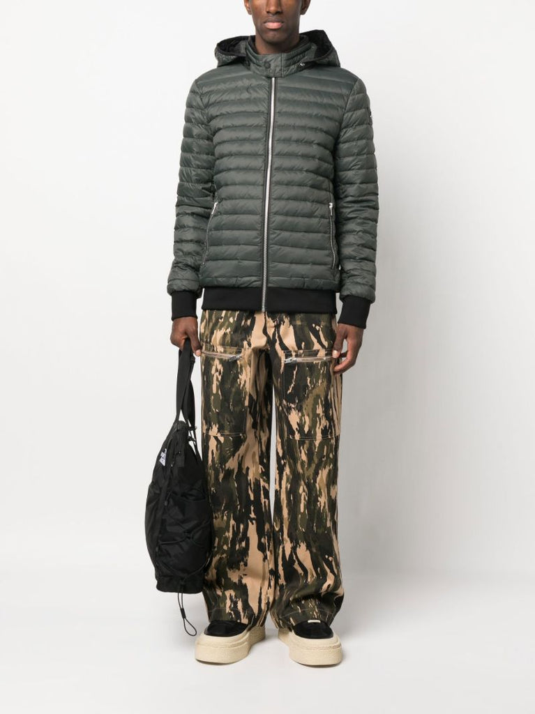 Grey Air Down Bomber Jacket