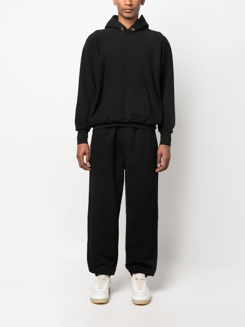 Black Organic Cotton Track Pants