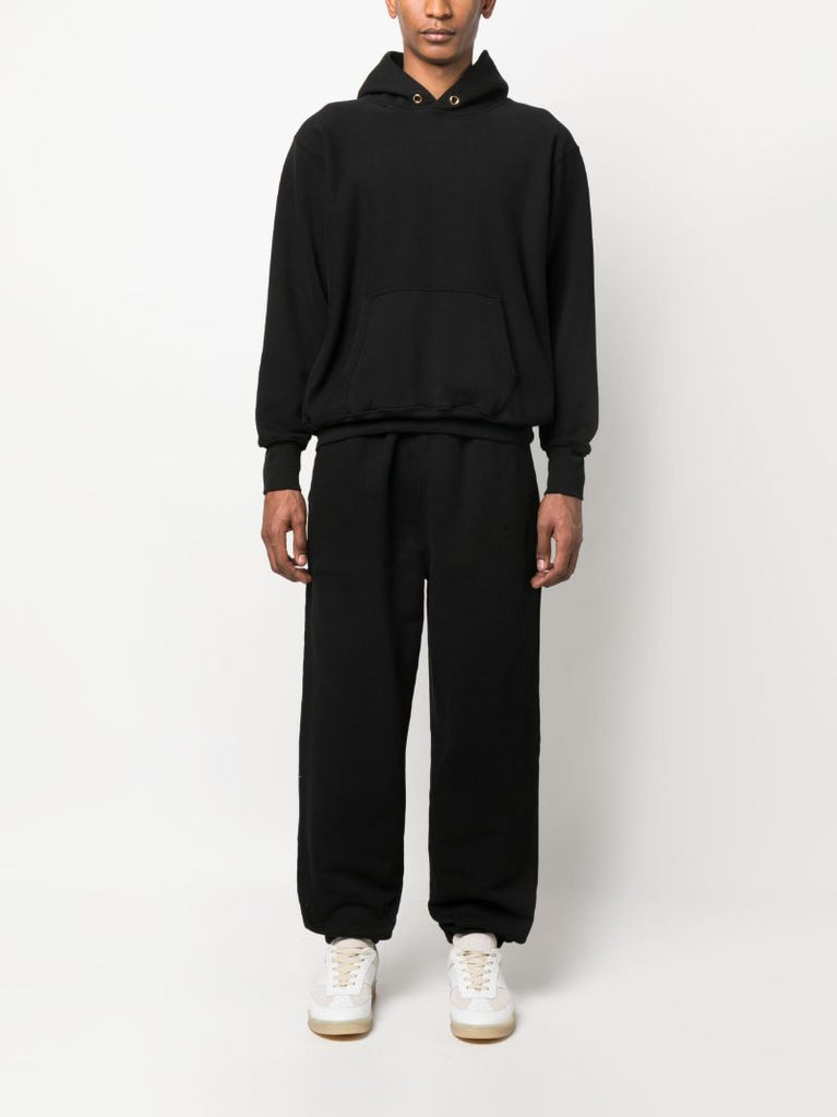 Black Organic Cotton Track Pants