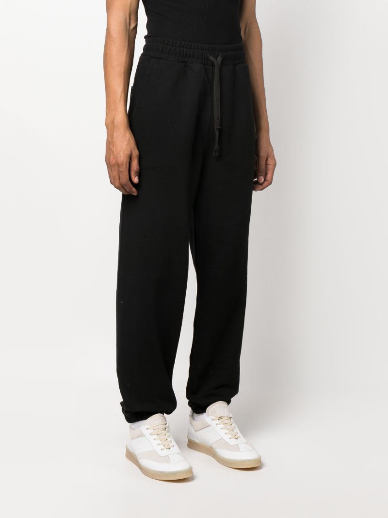 Black Organic Cotton Track Pants