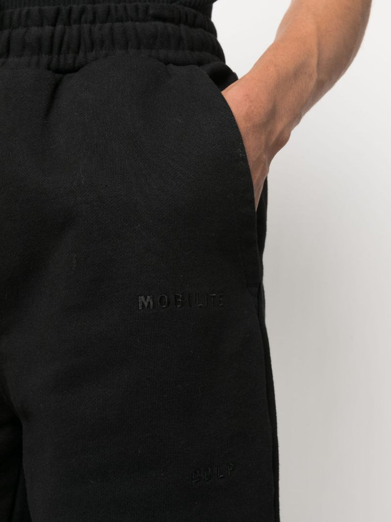 Black Organic Cotton Track Pants