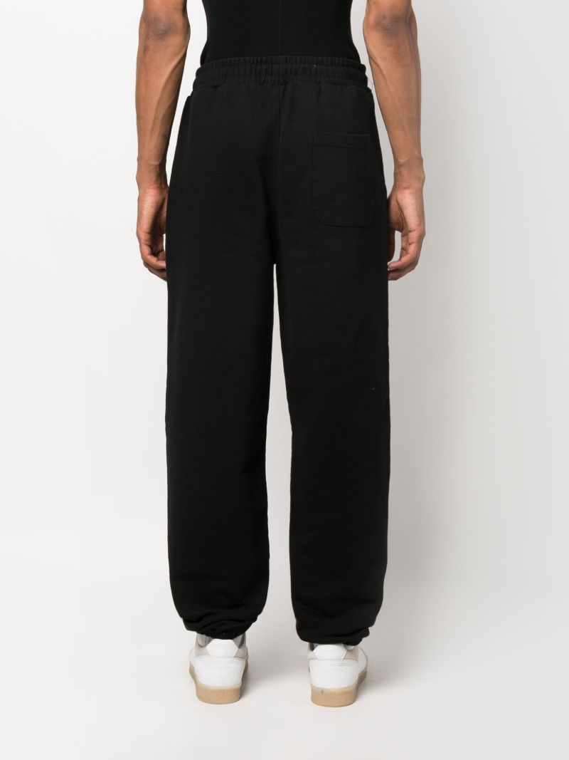 Black Organic Cotton Track Pants
