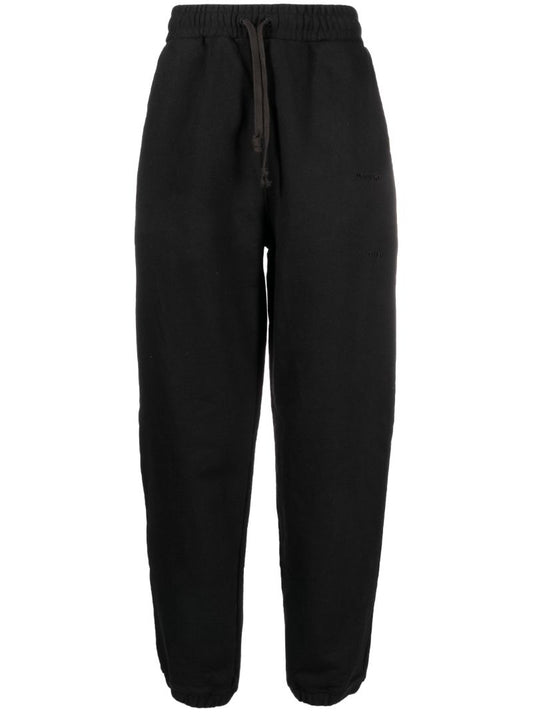 Black Organic Cotton Track Pants