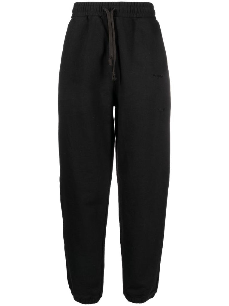 Black Organic Cotton Track Pants