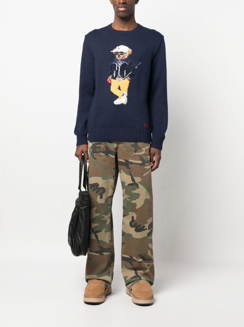 Blue Polo Bear Sweater