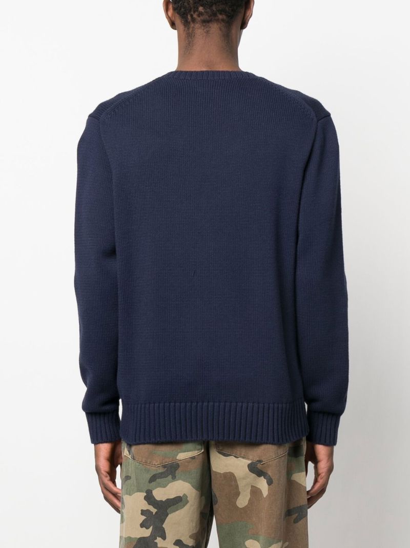 Blue Polo Bear Sweater