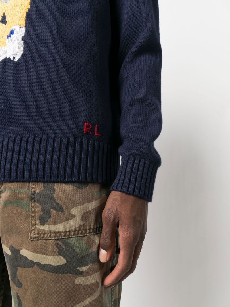 Blue Polo Bear Sweater