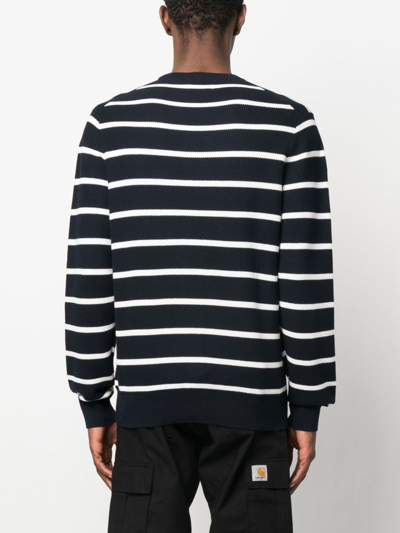 Blue Polo Pony Striped Sweater