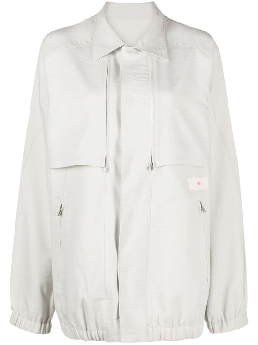 Grey Sport Uniform Coach Jacket