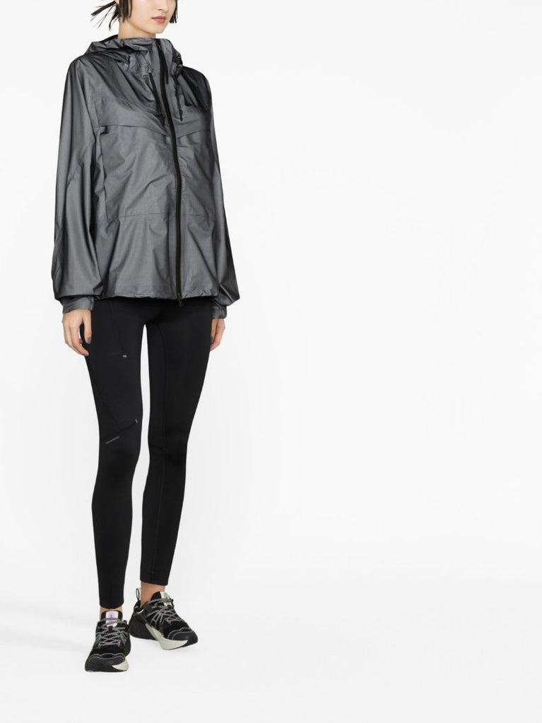 Grey Gore-tex Hooded Track Jacket