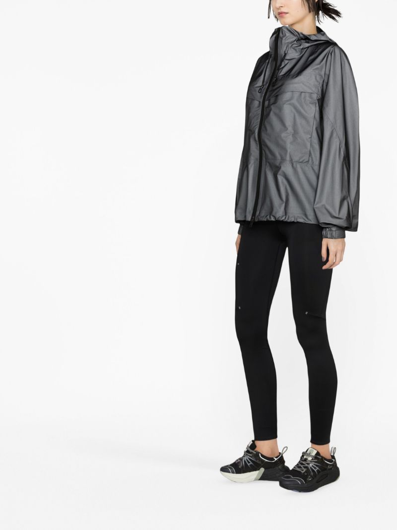 Grey Gore-tex Hooded Track Jacket