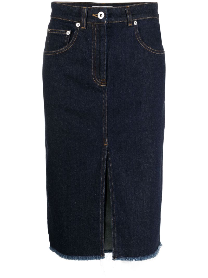 Blue Denim Skirt
