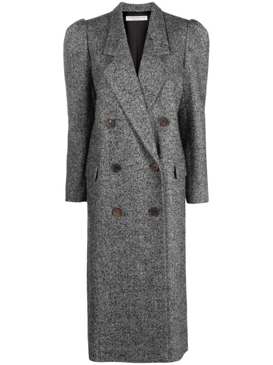 Grey Double-breasted Coat
