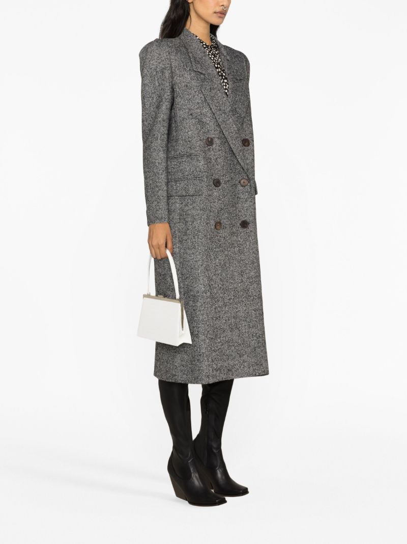 Grey Double-breasted Coat