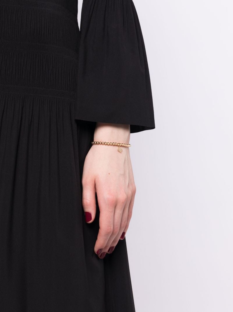 14kt Yellow Gold Beaded Bracelet