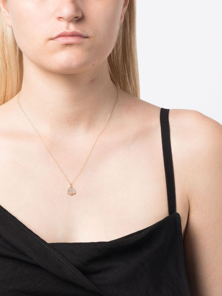 14k Yellow Gold Make Your Move Diamond Necklace