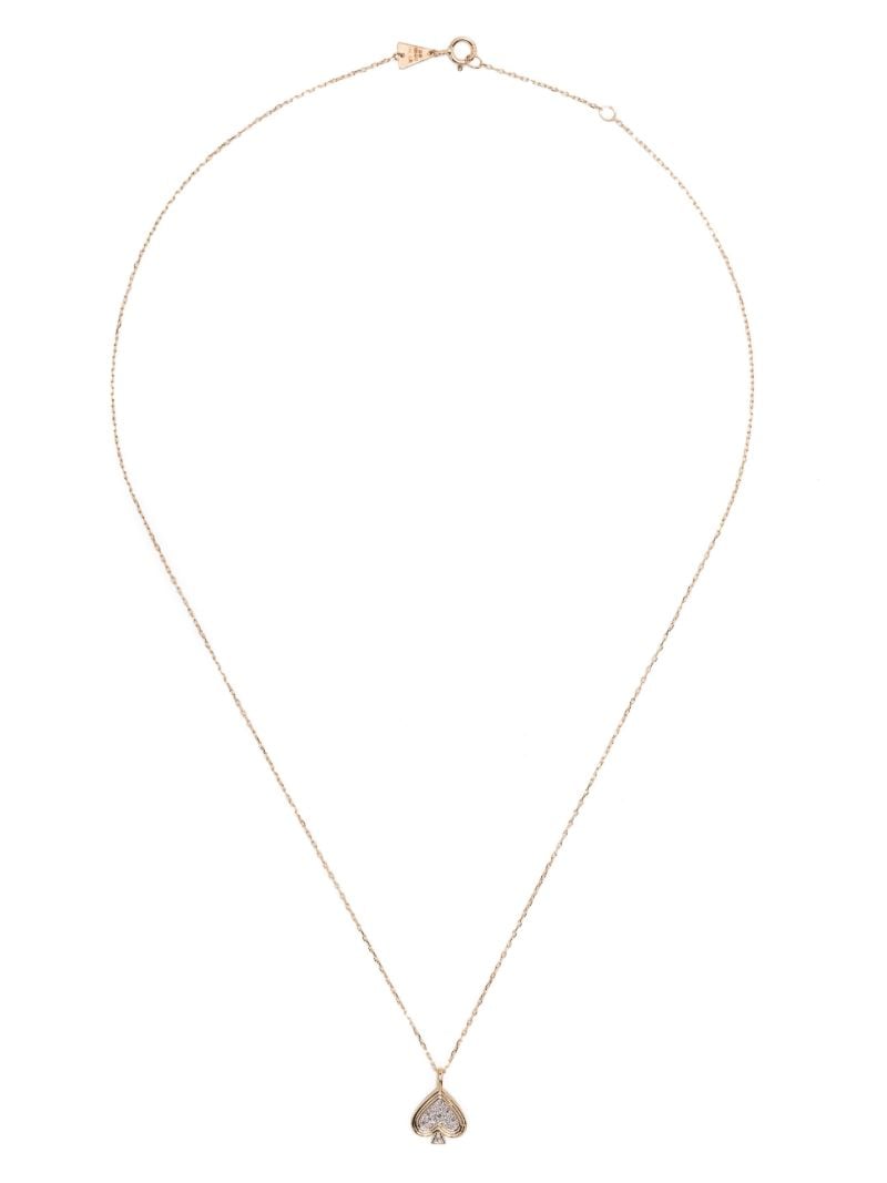 14k Yellow Gold Make Your Move Diamond Necklace