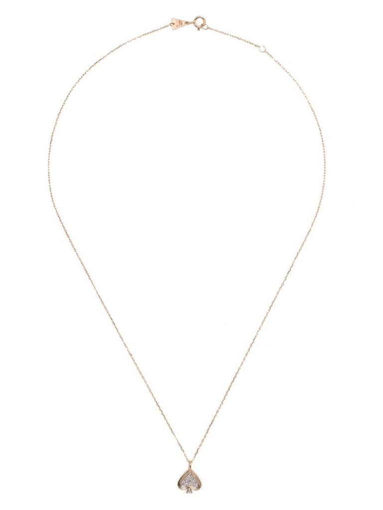 14k Yellow Gold Make Your Move Diamond Necklace