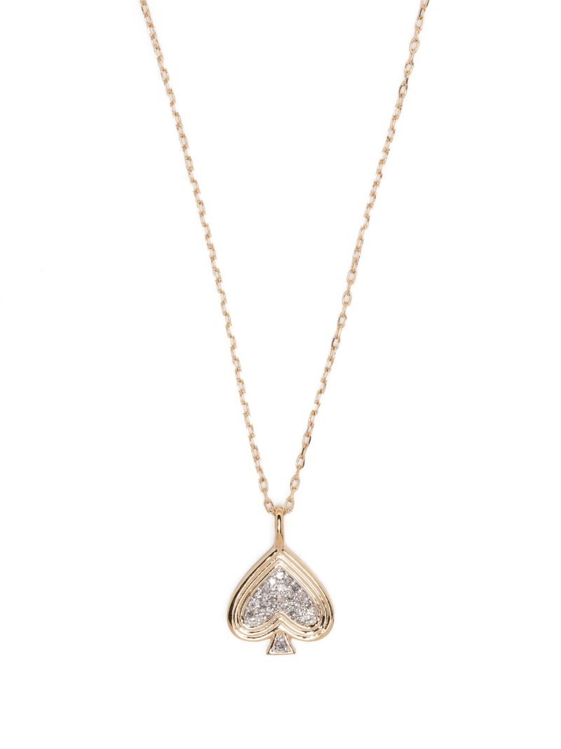 14k Yellow Gold Make Your Move Diamond Necklace