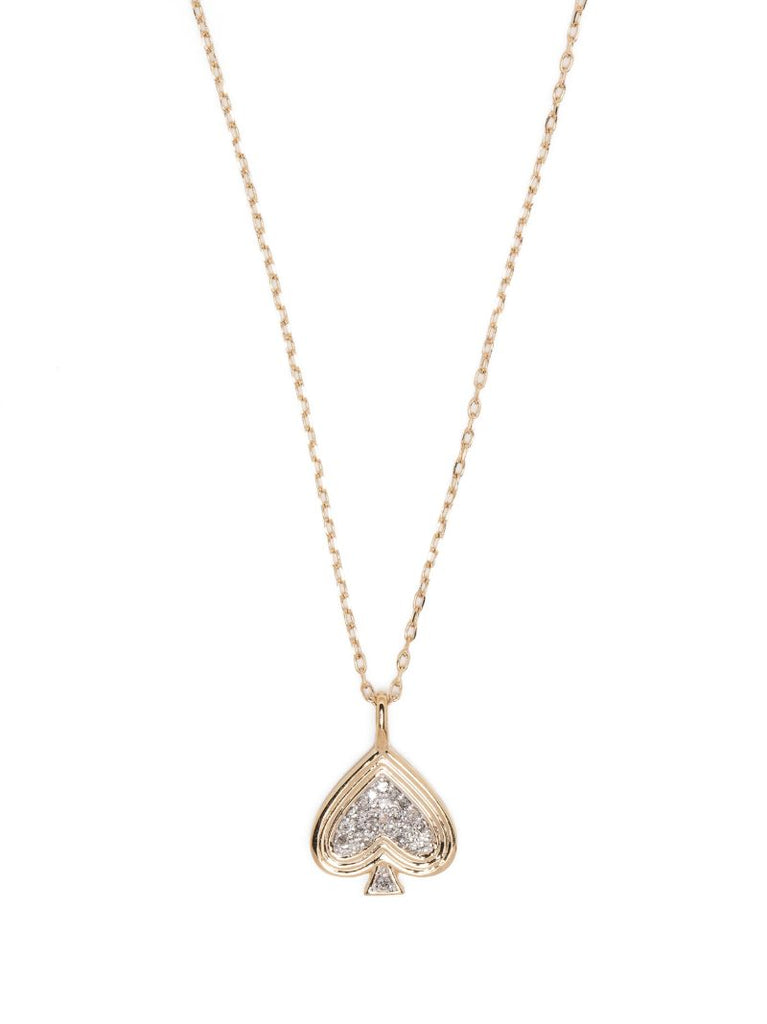 14k Yellow Gold Make Your Move Diamond Necklace